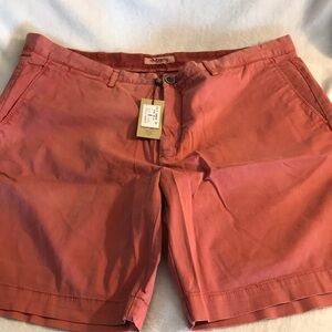Dubarry Of Ireland Flat Front Glandore Red Shorts Preppy Casual Men’s 40 NWT